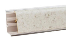 Плинтус для столешниц 3м 414Т кашемир белый KORNER