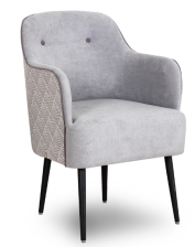 Кресло для отдыха Селеста Арт ТК476 (Happy 900, лофт1 рогожка (ромб бело-серый), Happy 927)