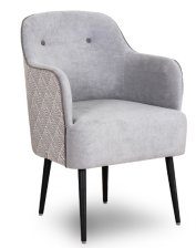 Кресло для отдыха Селеста Арт ТК476 (Happy 900, лофт1 рогожка (ромб бело-серый), Happy 927)