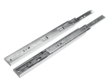 Направляющие шариковые 450 мм полного выдвижения с доводчиком