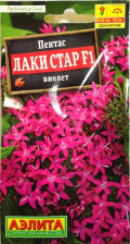 Семена Пентас Лаки стар F1 виолет 3 шт (Аэлита)