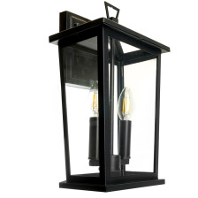 Светильник садово-парковый 60W Е14 черный PL751 на стену