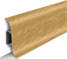 Плинтус Классик Идеал с кабель-каналом сосна золотистая 2,2 м 55 мм