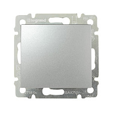 Выключатель 1-м скрытой установки Legrand Valena 770101 Алюминий