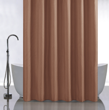 Штора для ванной комнаты 180х180см САНАКС ШОКОЛАД без колец 03-21