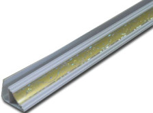 Плинтус пластиковый желтая полоса LS-71-2 (3м)
