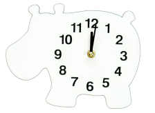 Часы настенные Бегемот 1, детские