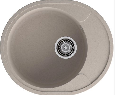 Мойка 570х480 искусственный камень песочный GF-UR-857L
