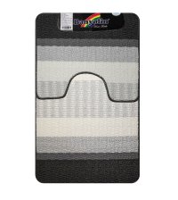 Коврики для ванной комнаты CАНАКС Starloop (2шт) 55х90см 55х45см серый 00821