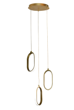 Люстра IM PLC-7047-3-P H1000 D345 40W LED 4000K 2.5кг РЕ