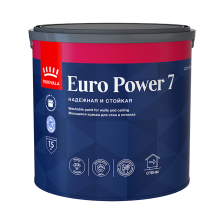 Краска интерьерная моющаяся EURO POWER 7 А (2,7л) TIKKURILA / TIKKIVALA
