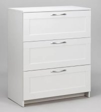 Комод 3 ящика СИРИУС белый