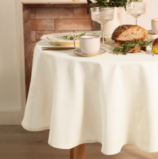 Скатерть лен d=150 см Linen collection Этель 