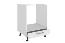 Тумба кухонная под духовку 600х510х820 мм без столешницы Латте Белый 