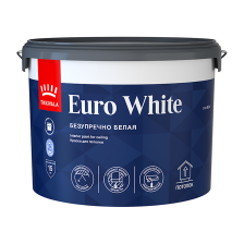 Краска для потолков EURO WHITE А (9л) TIKKURILA / TIKKIVALA