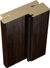 Коробка дверная с уплотнителем телескоп ламинат венге 26х70х2070 (деталь) (ВДК)