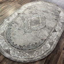Ковер VELVET 27069A GREY-L.GREY 3,0х3,0м круг