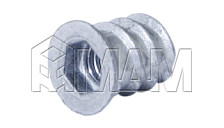 Футорка металлическая 6х13 D8 CA01 ZN