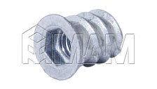Футорка металлическая 6х13 D8 CA01 ZN