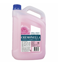Крем-мыло жидкое Cremonella 5 л, перламутровое, Розовое масло 