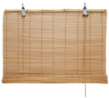 Штора рулонная бамбук Bamboo 013 Магеллан 120х160, Кофе с молоком