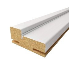 Коробка дверная телескоп с уплотнителем ПВХ белый бьянко 30х70х2070 (деталь) (ВДК)