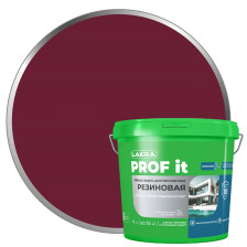 Краска резиновая PROF IT RAL 3005 винно-красный (6кг) Лакра