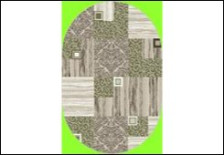 Ковер Фолк 83656/а2 1,6х2,3м овал