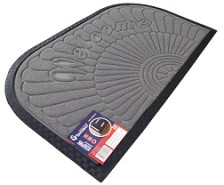 Коврик из полиэстера на резине PЕ1041-6 45х75смх5мм темно-серый