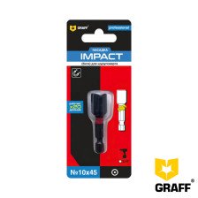 Насадка магнитная 10х45мм Impact GRAFF 5801045