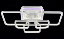 Люстра СТ МС-DK6014/6 WH+SILVER (RGB) 124W 750x620x170мм 3000+6500K 