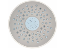 Лейка душевая верх Тропический душ 250мм белый