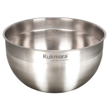 Миска нержавеющая 18 см глубокая 2,1л ТМ KUKMARA BL2118