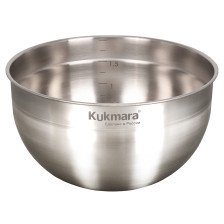 Миска нержавеющая 18 см глубокая 2,1л ТМ KUKMARA BL2118