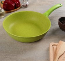 Сковорода антипригарн 24 литая Trendy Style lime 240tsl