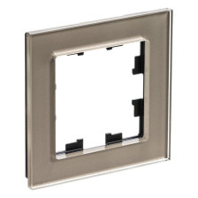Рамка 1-м Atlas Design Nature ATN320501 шампань стекло