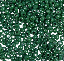 Бисер круглый 7 10/0 5 г Gamma темно-зеленый (G462) Чехия