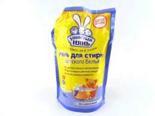 Стиральный порошок УШАСТЫЙ НЯНЬ 1000мл жидкий Дой-пак