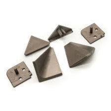 Комплект уголков и заглушек для плинтуса Элит/Плато бронза