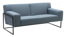 Диван Феро V-33 2-х местный рогожка Romeo-10 темно-серый