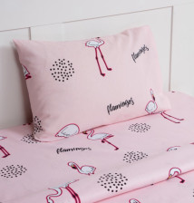 КПБ бязь 1,5 сп 50х70 см Flamingos Этель