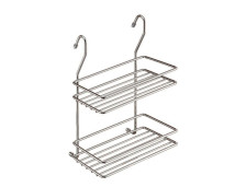 Полка двухъярусная 200х100х270 малая хром MX-066 