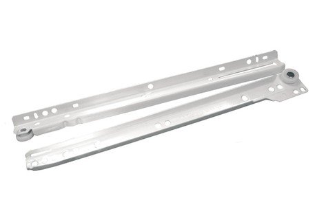 Направляющие роликовые 350 мм белый DS 01W.1/350