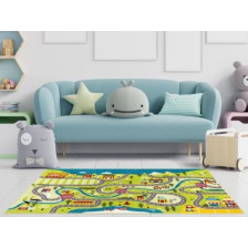 Ковер Play Rugs дизайн D788A 1,33х1,9м green-cream