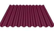 Профнастил С20 0,4х1150х2000 вишня