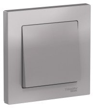 Выключатель 1-м скрытой установки Atlas Design ATN000911 сталь 
