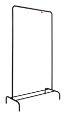 Вешалка гардеробная "Радуга 1" Черный