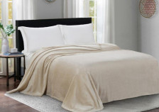 Плед велсофт в чемодане Virginia 001-ODN бежевый Cleo Размер: 200х220