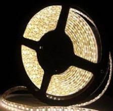 Лента FLASH 3528 120LED светодиодная, свет теплый белый 48W 