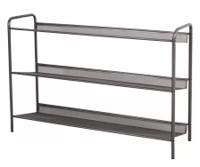 Подставка для обуви "Женева 33" 3 полки Графит